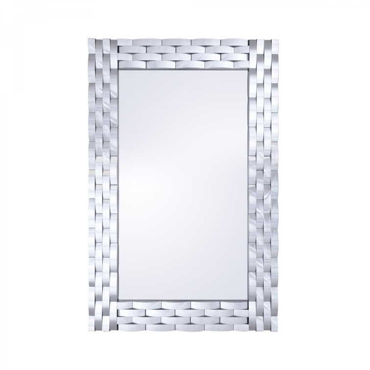 Mercer41 Rectangle Glass Wall Mirror Wayfair.co.uk